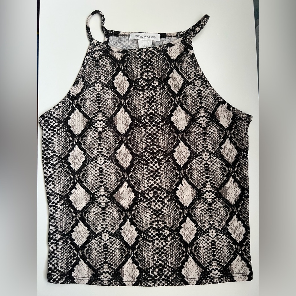 Caution To The Wind Snake Tank Top